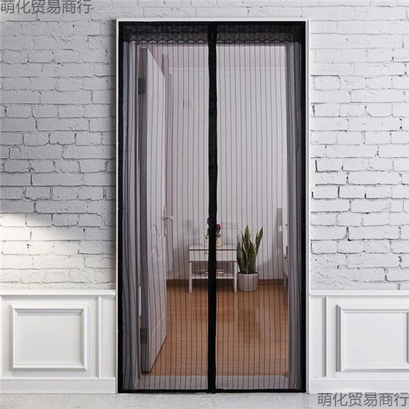 Screen Door Curtain Summer Anti-Mosquito and Flying Insect Door Curtain Magnetic Mesh Screen Door Curtain Kitchen Living Room Bedroom Magnetic Screen Door Curtain