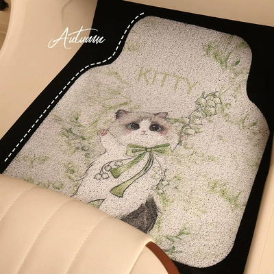 Cartoon Mimi Car Mat: Avtomobil döşəmə paspasları