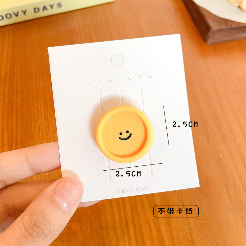 Nueva cara sonriente geométrica nube placa resina DIY accesorios crema pegamento accesorios para el cabello teléfono móvil Shell materiales hechos a mano al por mayor