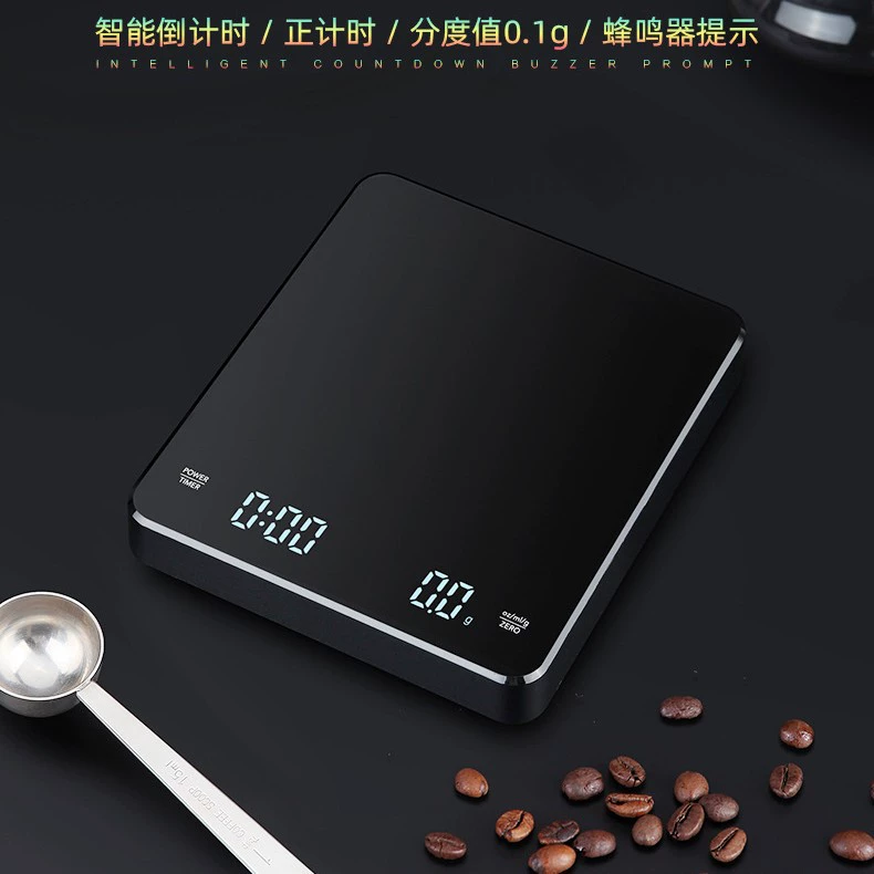 Кофейные весы, умный таймер зарядки, итальянские весы для приготовления кофе методом капельного заваривания, бытовые кухонные весы, весы для выпечки, кухонные цифровые весы