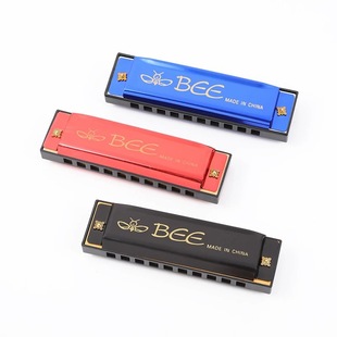 Bee brand BEE10 hole polyphonic harmonica children's polyphonic harmonica gift children's early education music training musical instrument