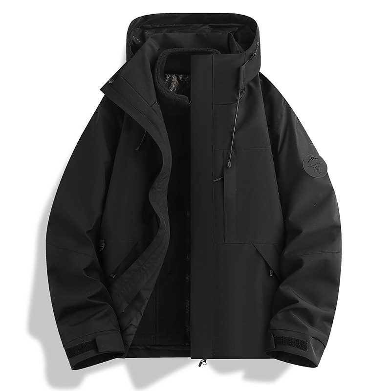 Three-In-One Jacket, Cross-Border Foreign Trade Jacket, Windproof and Waterproof, Popular Couple Style Outdoor Jacket for Autumn and Winter Three-In-One Jacket, Cross-Border Foreign Trade Jacket, Windproof and Waterproof, Popular Couple Style Outdoor Jacket for Autumn and Winter