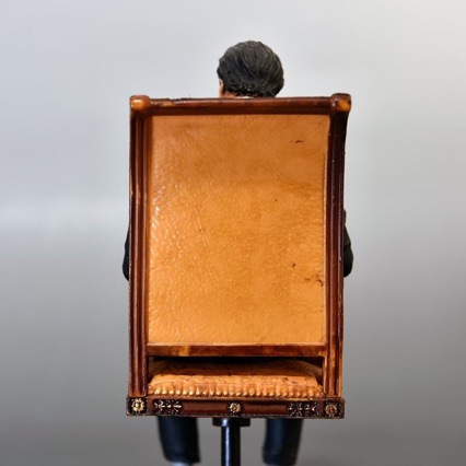 Padrino de la mafia Corleone silla sentada estatuas de gato modelo adornos hechos a mano