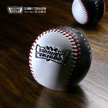 手工缝线软式棒球礼物摆件凹凸标实心练习训练垒球