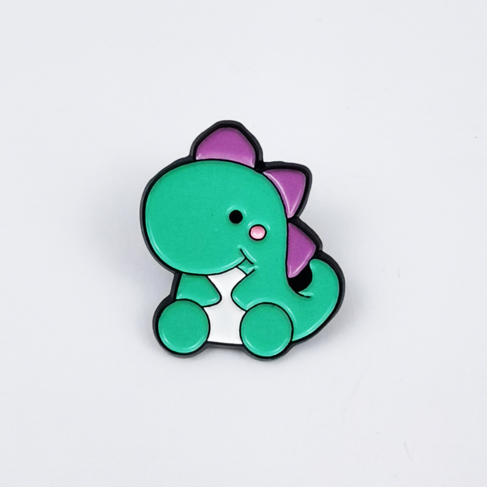 Lindo y lindo broche de dinosaurio pequeño, personalidad, estilo de dibujos animados, accesorios de mochila, accesorios de insignia de aleación de aceite de goteo de alfiler image 11