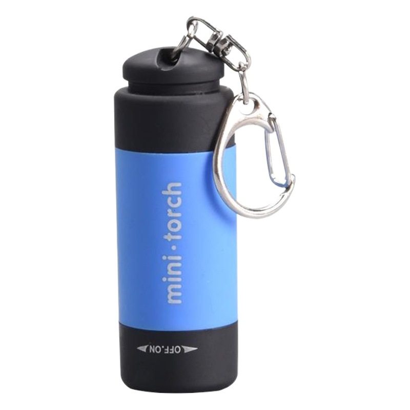 USB recargable LED multifuncional fuerte luz de los niños del hogar plástico pequeña linterna portátil mini linterna