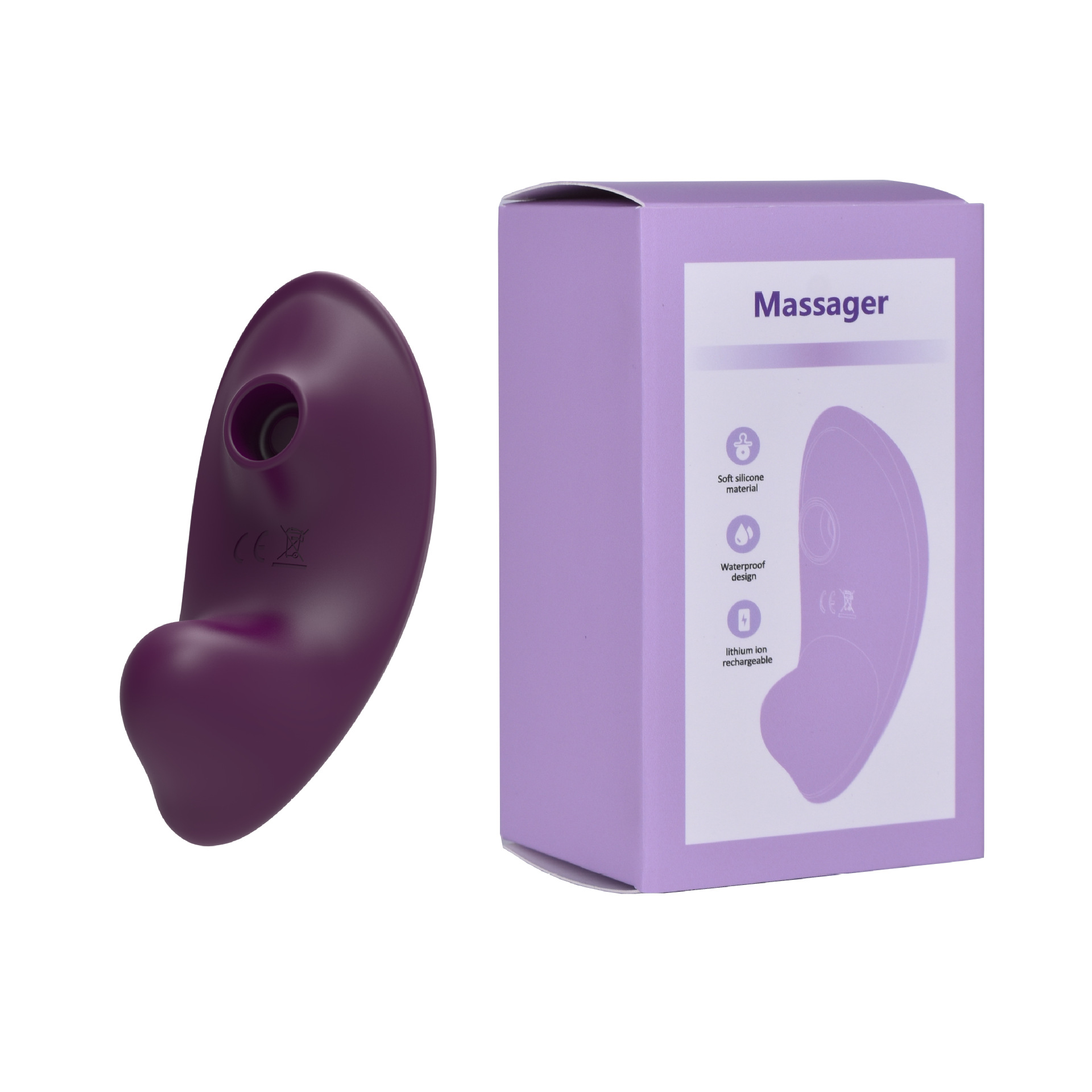 Mier Wearable 10 Frequency Vibrating Sucking Clitoral Vibrator For Women, Close-fitting Honey Hole Wearable,_voghion.com