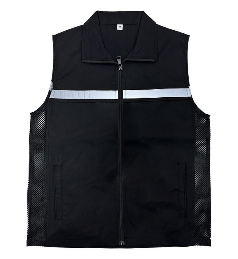 chaleco reflectante de gestión de emergencias ropa de trabajo rescate herramientas de seguridad multibolsillo ropa de trabajo chaleco personalizado logotipo impreso