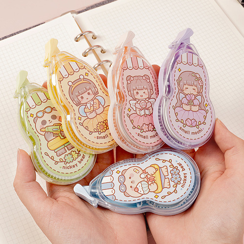 Little mochi cute large capacity 20m correction belt milk cover bear high-looking girl ins Japanese style correction belt correction belt