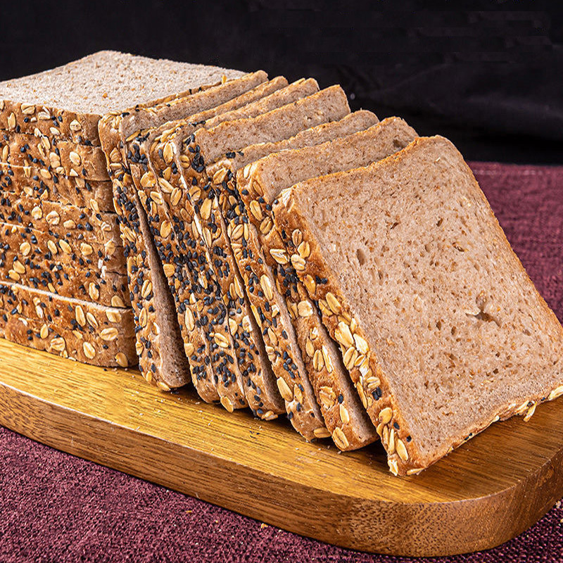 Whole Wheat Grain Cereal Meal Replacement Bread Wholesale Bulk Popular Fitness Satiety Meal Replacement Full Carton Wholesale