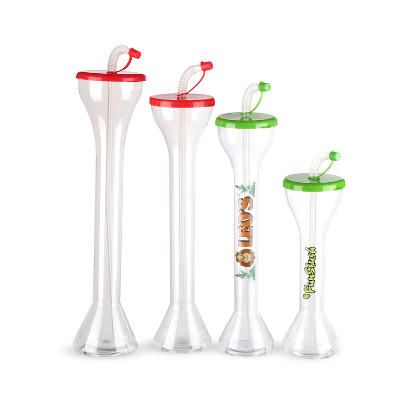 Customized 350-1000Mlpet Slush Sand Cup Dumbbell Drink Cup Long Neck Juice Straw Cup Customized 350-1000Mlpet Slush Sand Cup Dumbbell Drink Cup Long Neck Juice Straw Cup