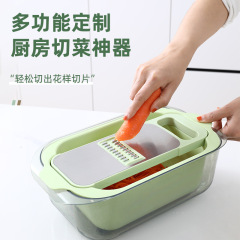 水切りかごの野菜切り器家庭用多機能おろし器台所の野菜切り機の水切りかごの野菜切り器の卸売り