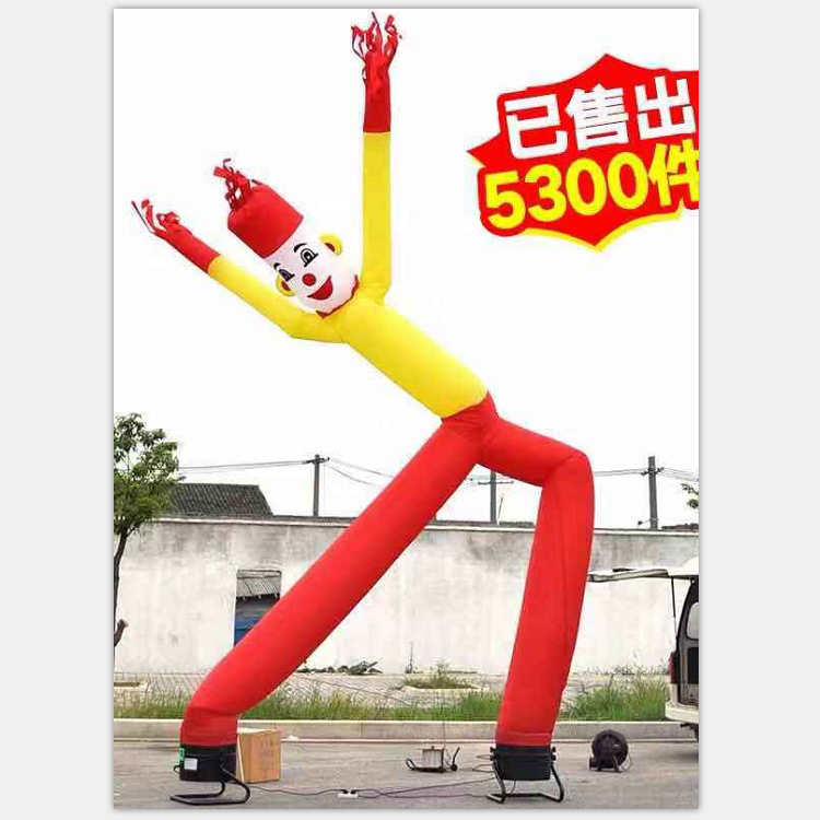 拱门开业充气招手舞星气模人摇摆饭店财神爷庆典活动立柱人偶迎宾