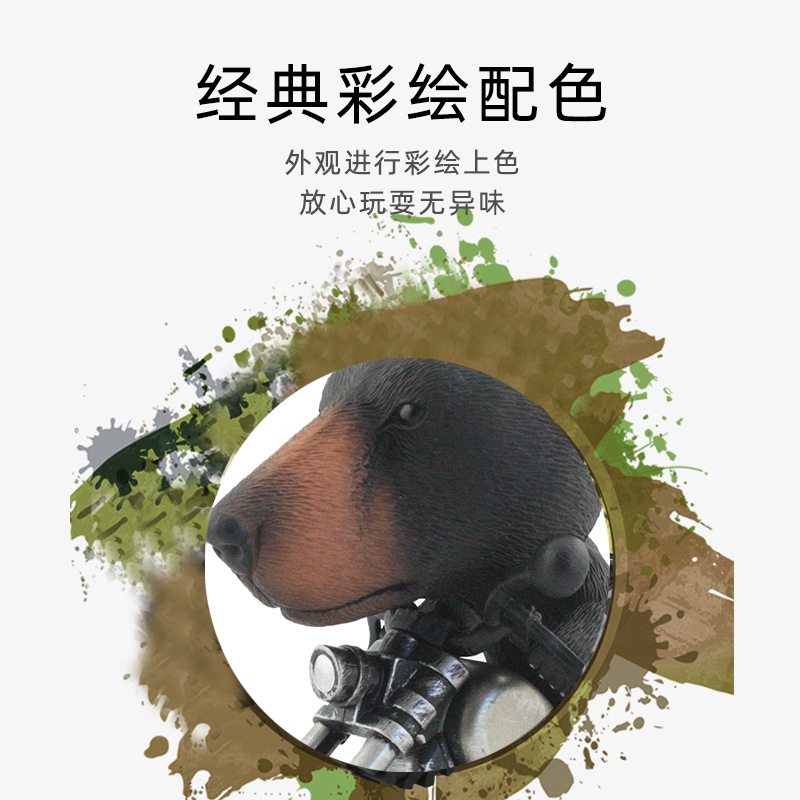 Modelo de locomotora animal juguete modelado de animales inercia hacia adelante modelo de motocicleta juguete para niños nuevo juguete exótico