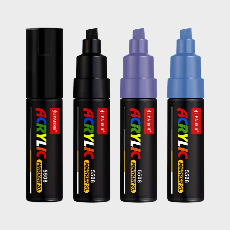 Marcador acrílico de gran capacidad de 65g, bolígrafo de graffiti impermeable de secado rápido, marcador gigante ancho de 8mm, material de pintura al por mayor