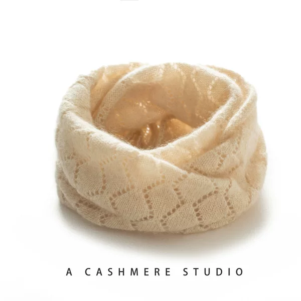 2024 autumn and winter new cashmere scarf men's and women's cashmere collar lovers warm scarf parent-child small scarf