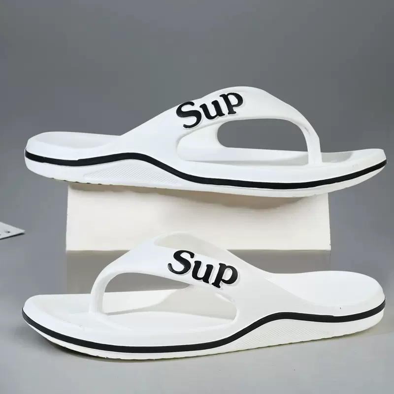 夏家全新料防滑舒适潮人字拖鞋外穿青年轻男款男士户外软底人字拖