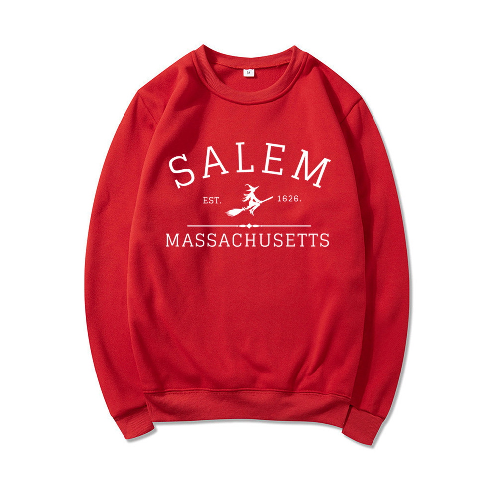 Salem Massachusetts Crewneck Halloween Sweatshirt Salem Witc