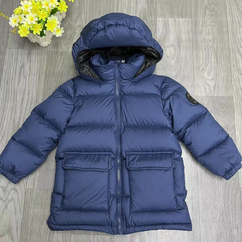 Children's velvet down jacket for boys