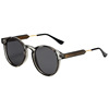 Retro trend sunglasses, universal glasses solar-powered suitable for men and women, European style, wholesale