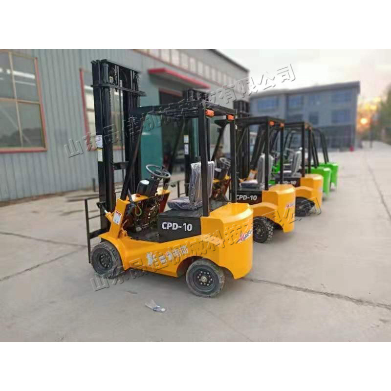 座驾式电动叉车 便捷物流码头运料车 四支点平衡货运站堆高车