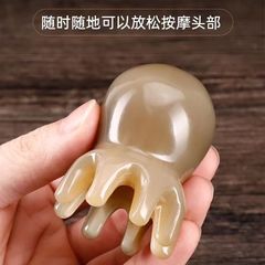 メーカー直販純天然牛角櫛頭治療専用マッサージ櫛頭部経絡櫛養生顔多機能洗浄