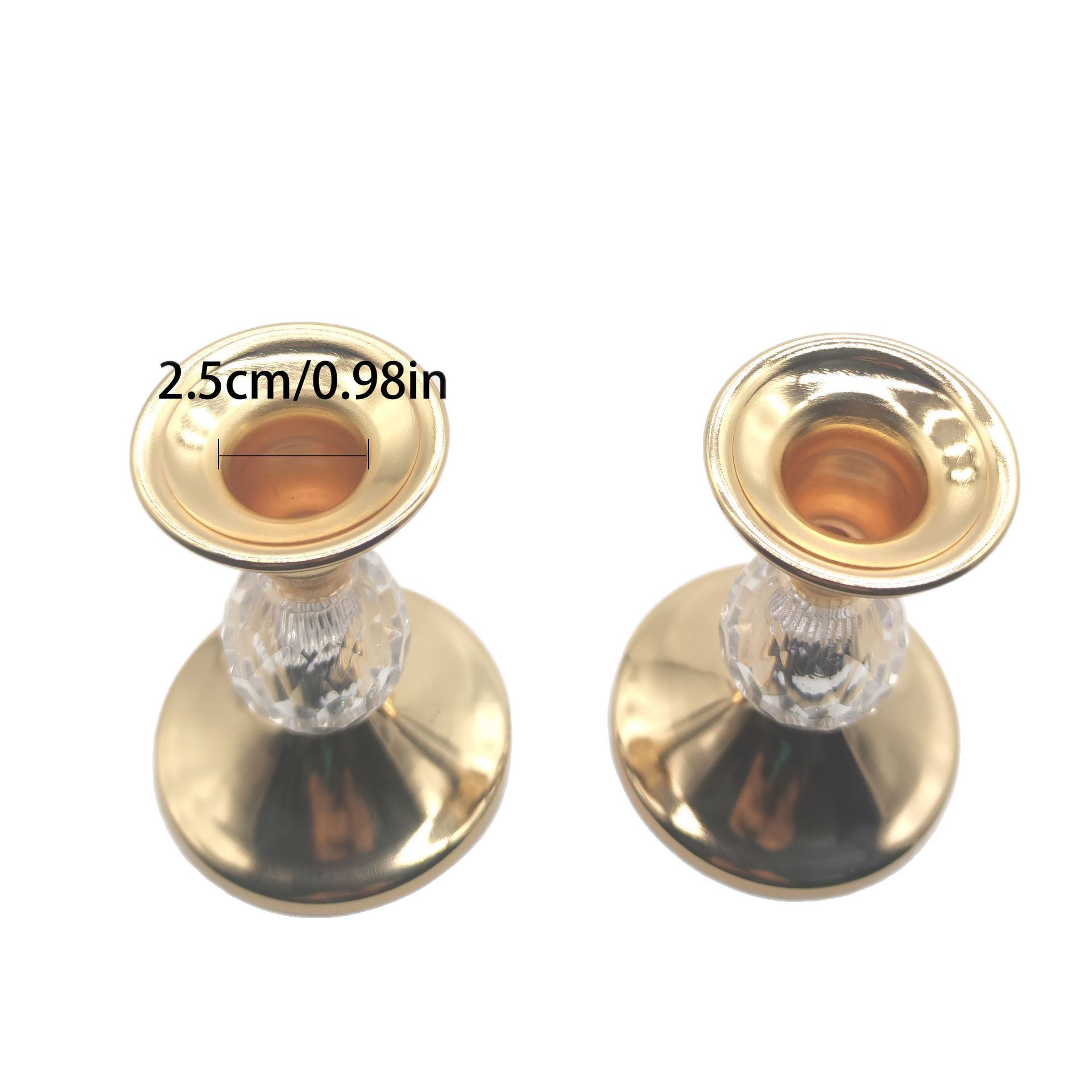 Candelaria nórdica simple candelabros de hierro forjado candelabros de bodas decoraciones de atmósfera romántica taza de velas lotes