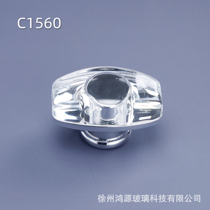 新商品の現物卸売りの化粧品の蓋の透明なプラスチックのアクリルの蓋のkゴムの15の口のめっきの香水の瓶の異形の蓋|undefined