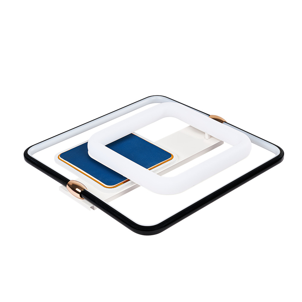 新款簡(jiǎn)約LED現(xiàn)代燈2.4G無(wú)極調(diào)光APP控制72W方形吸頂燈臥室燈燈飾