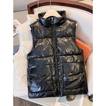 秋冬新款羽绒棉马甲短款韩版小个子棉衣坎肩外穿休闲马夹外套