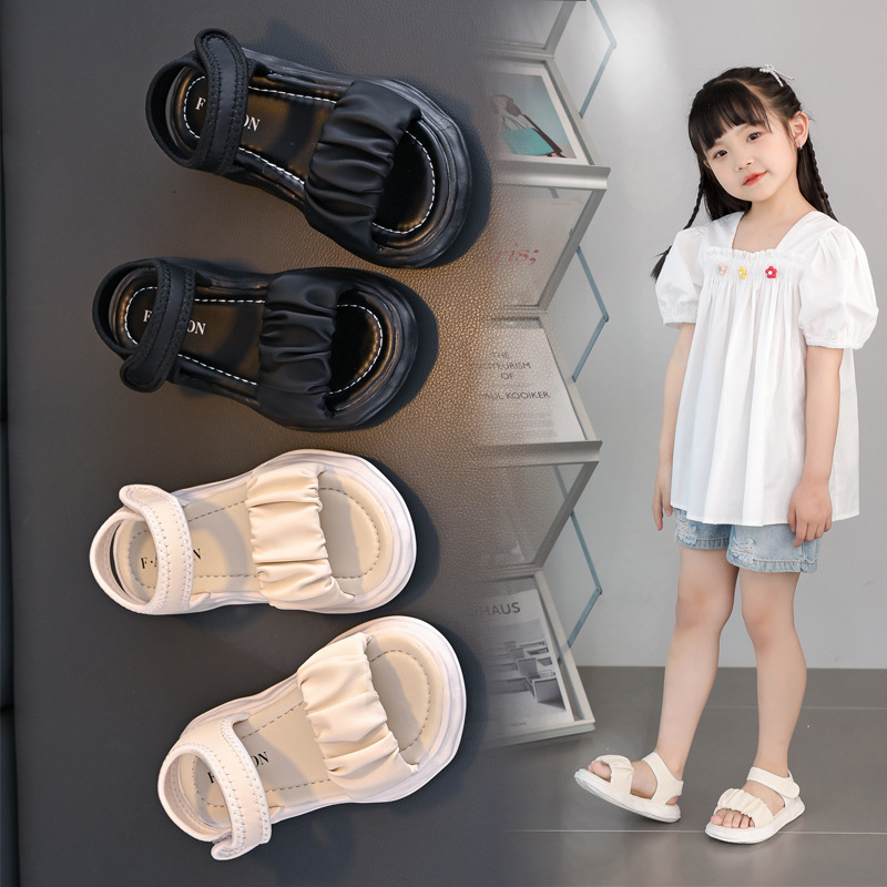 Children's Soft Sole Princess Shoes Summer New Arrival Little Girl Big Girl Baby Sports Casual Beach Shoes