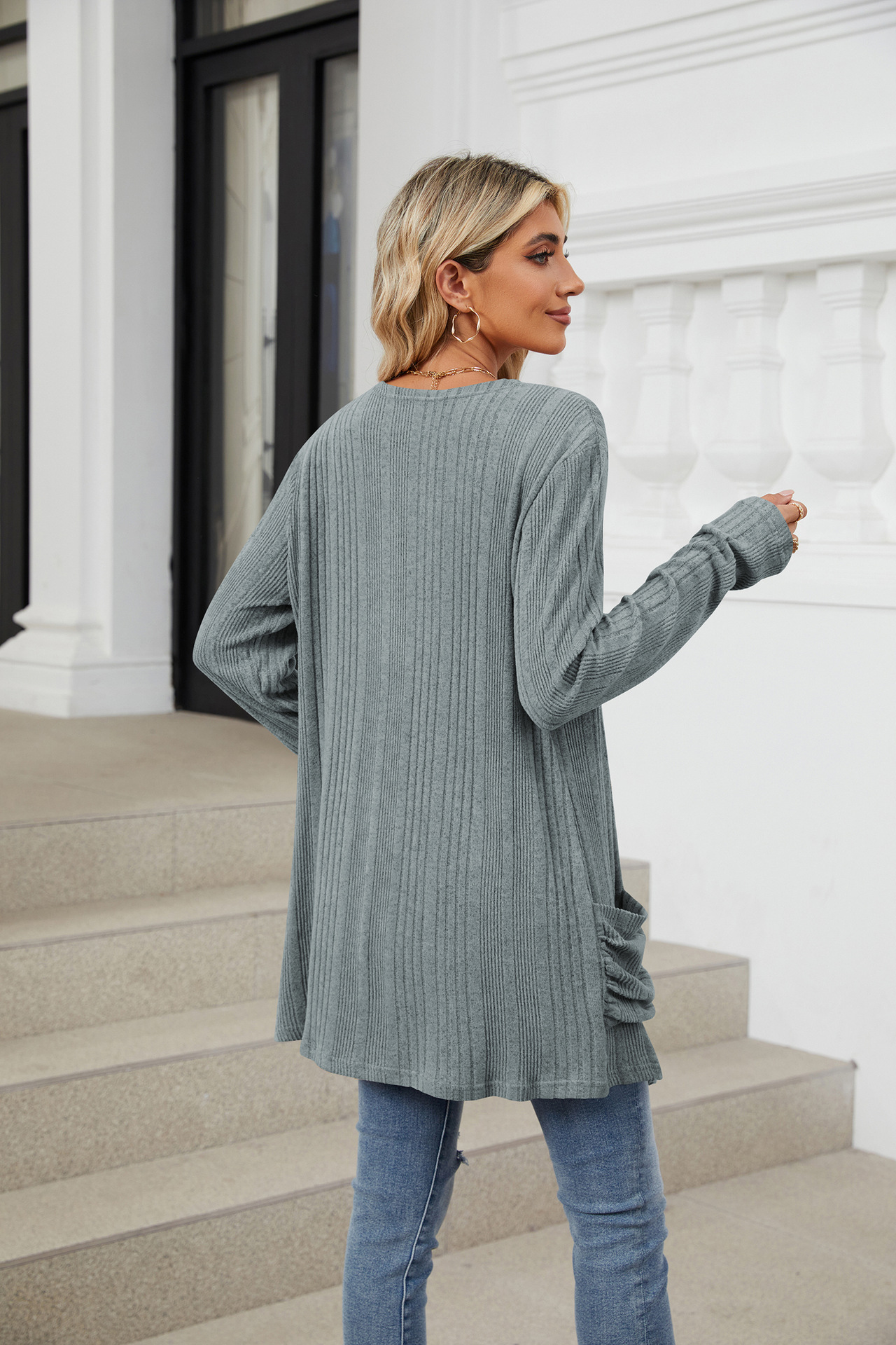 490g Weight Long Sleeve Sleeve Length Placket Placket Type Regular Sleeve Sleeve Type Nylon, Spandex, Polyester Fabric Type Long Top Length Cardigan Tops Type Holiday, Daily Occasion Collarless Neckline Regular Fit Fit Type Solid Color Pattern Winter, Autumn Season Women's Gender Casual, Elegant Style Wholesale Women's Casual Elegant Solid Color Long Sleeve Sweaters & Cardigans 29