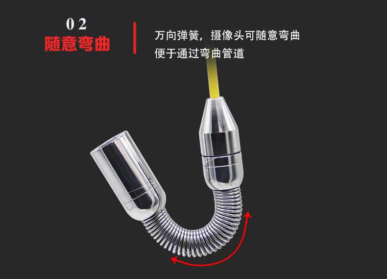 Pipeline Endoscope Industrial Sewer Camera HD Pipe Camera Detector