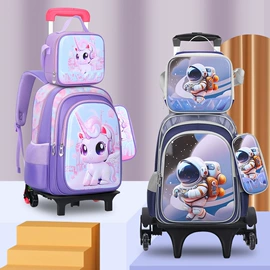 小学书包;文具盒;拉杆书包