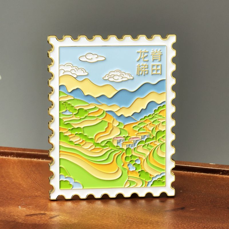 重庆冰箱贴厂家定制磁贴金属烤漆珐琅旅游景区礼品文创冰箱贴定做|undefined