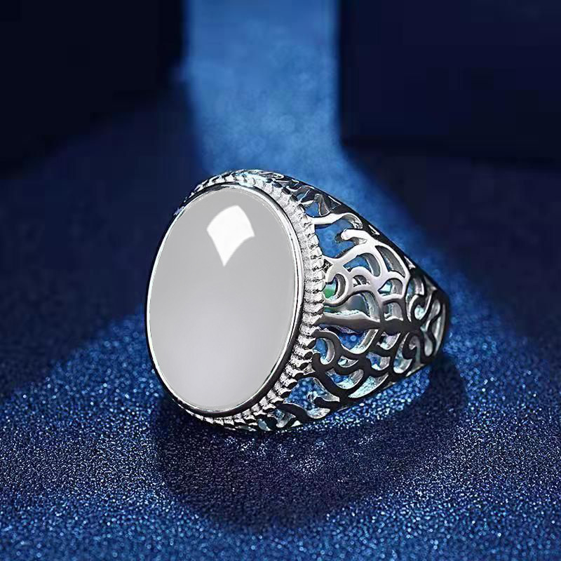 Silver [white] ring
