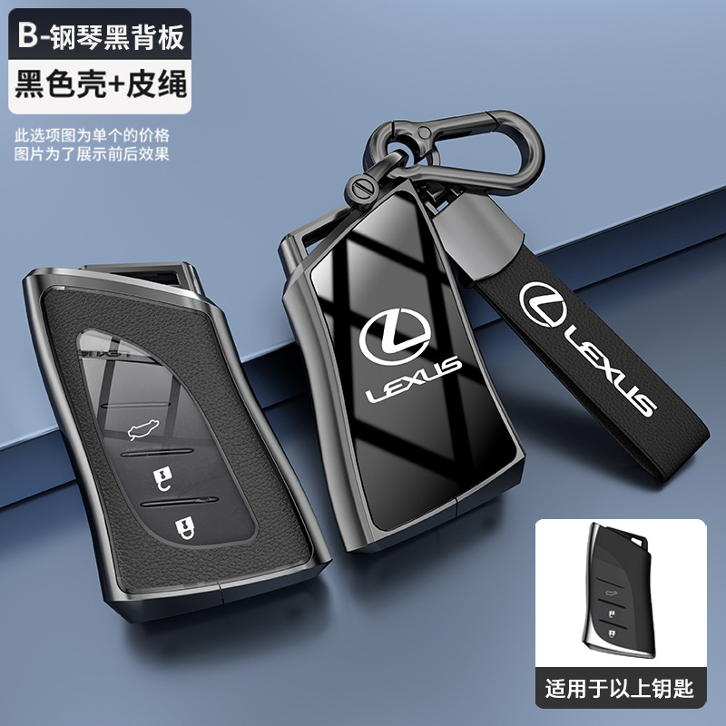 B 블랙 쉘 블랙 가죽 더블 버클