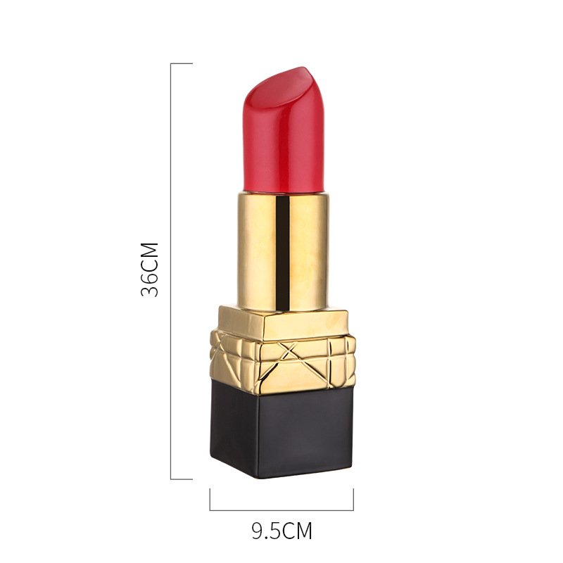 립스틱 장식품-L 블랙 골드