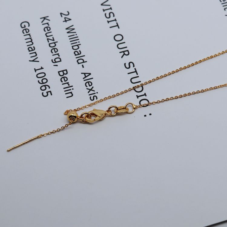 Street Occasion Titanium Steel Material Geometric Pattern Simple Style Geometric Titanium Steel Plating Necklace 1 Piece