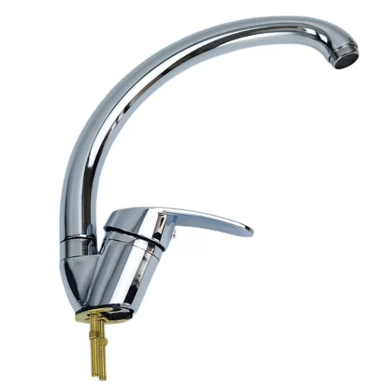 Grifo Mezclador de Cocina de Aleación de Aluminio, Agua Fría y Caliente, Monomando