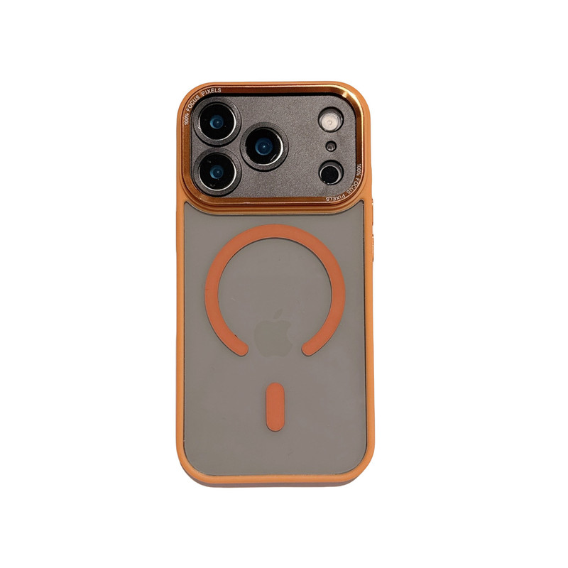 适用iPhone17PROMAX手机壳金属鹰眼镜头肤感磁吸苹果16防摔15硬壳|undefined