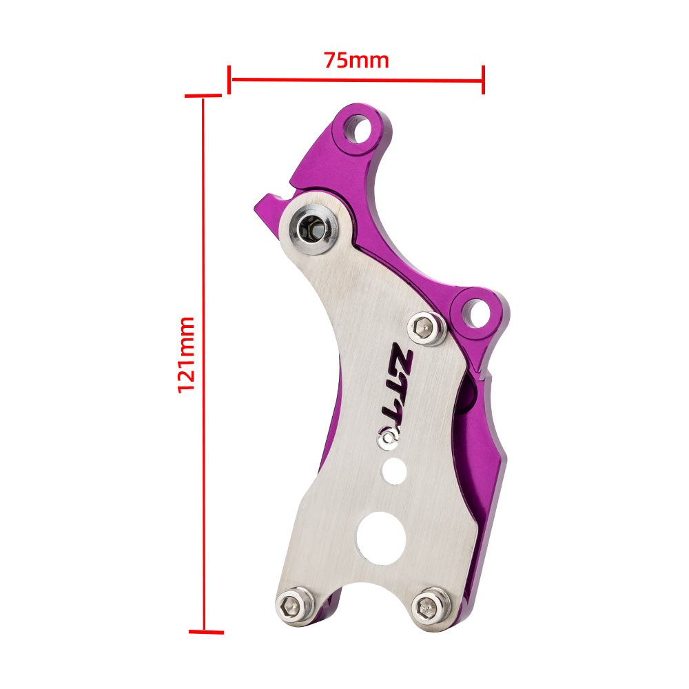 Asiento de conversión de freno de disco de bicicleta ZTTO Modificación de bicicleta de carretera de montaña con freno de disco convertidor de base de disco de freno