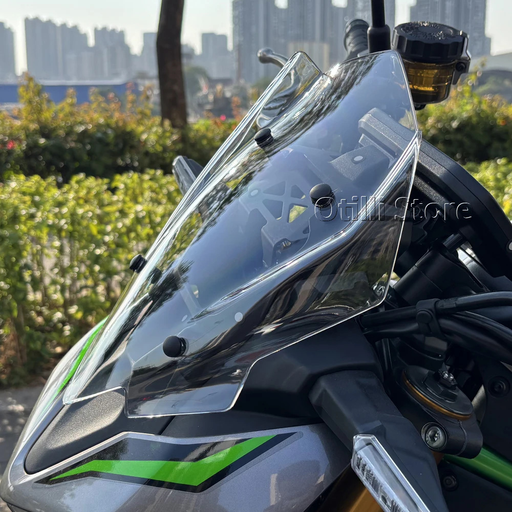 Motorcycle Modification Parts 2025 Model Kawasaki Z900 Windscreen Acrylic Material Cross-Border