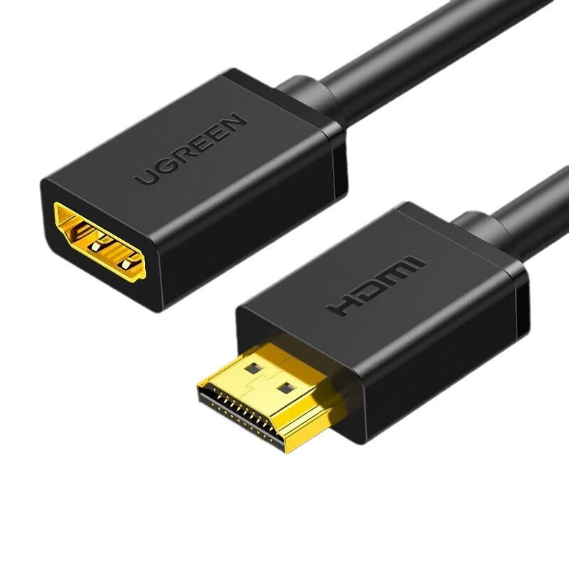 HDMI-удлинитель Green Union 2.0, штекер–гнездо, цифровой 4K высокое разрешение, 3D видео кабель HD107