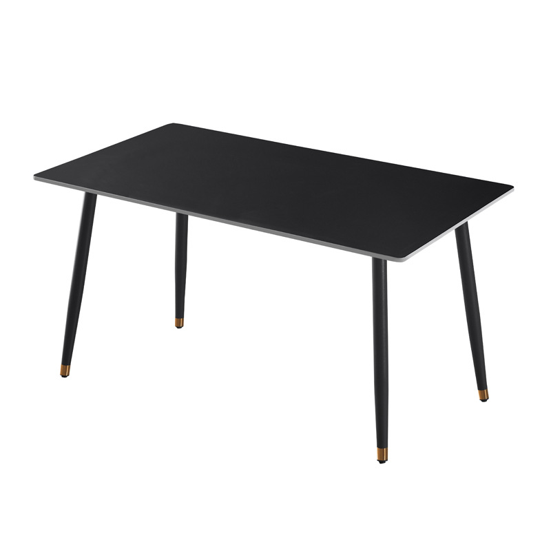 Mesa y silla de comedor de roca de lujo nórdica pequeña casa moderna simple y multi-tamaño rectangular fácil de cuidar mesa de comedor