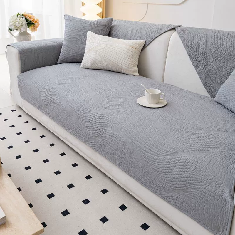 sofa cover scandinavian four‑season non‑slip seat protector, pillow/pillowcase options, multiple sizes