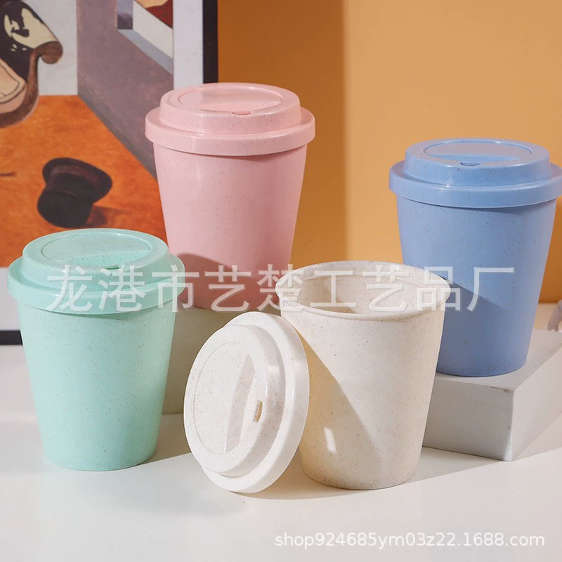 Трансграничная чашка с водой портативная чашка чая с молоком пшеничная солома творческие подарки с высоким значением