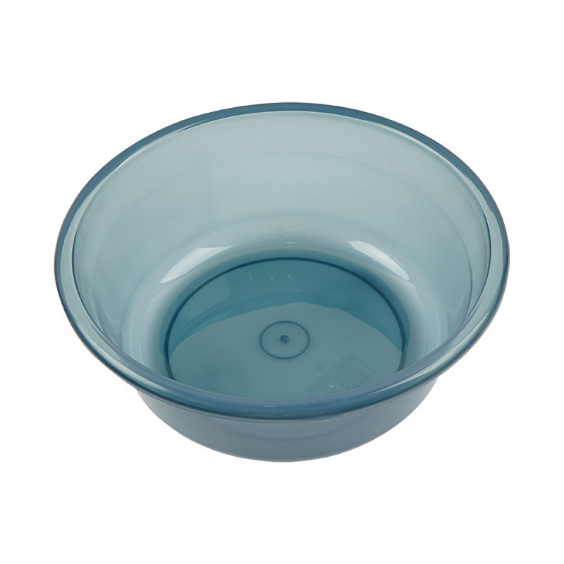 透明洗面器学生寮洗面器家庭用足湯耐久性のある深く厚みのあるプラスチック洗面器特大ラウンド|undefined