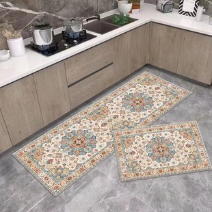 Cross-border Amazon Persian Kitchen Long Strip Floor Mat Home Entrance Ethnic Style Floor Mat Home Carpet Wholesale