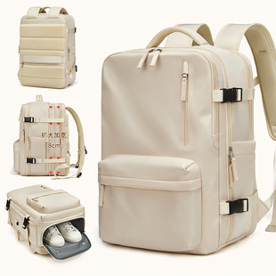 Large-Capacity Backpack Women's Business Computer Bag Short-Distance Luggage Bag College Student Bag Dry and Wet Separation Backpack